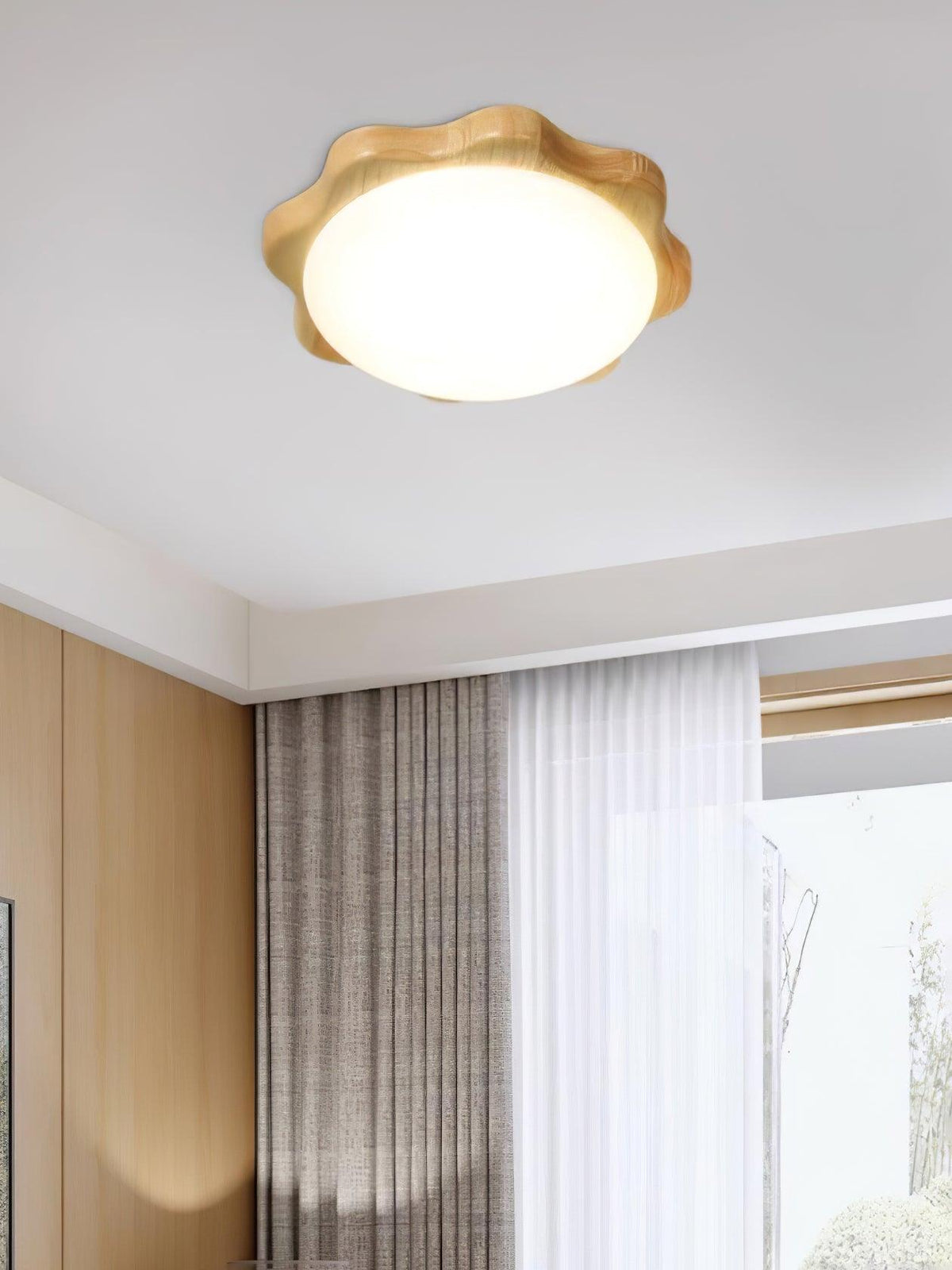 Plafonnier Louise en bois – vue 24