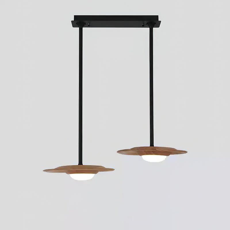 Suspension Lutèce en bois et métal – vue 26