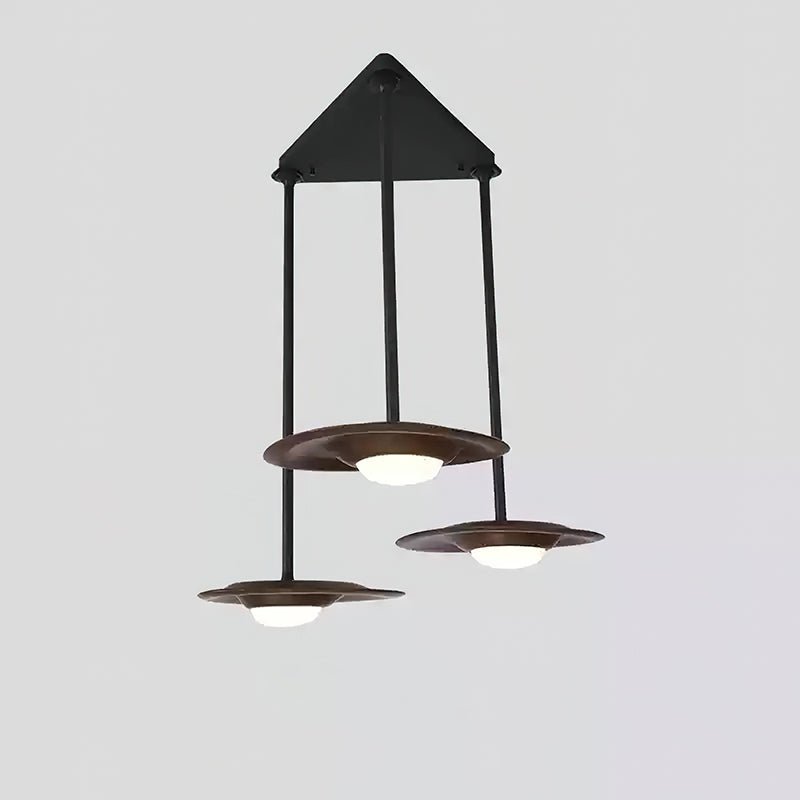 Suspension Lutèce en bois et métal – vue 27