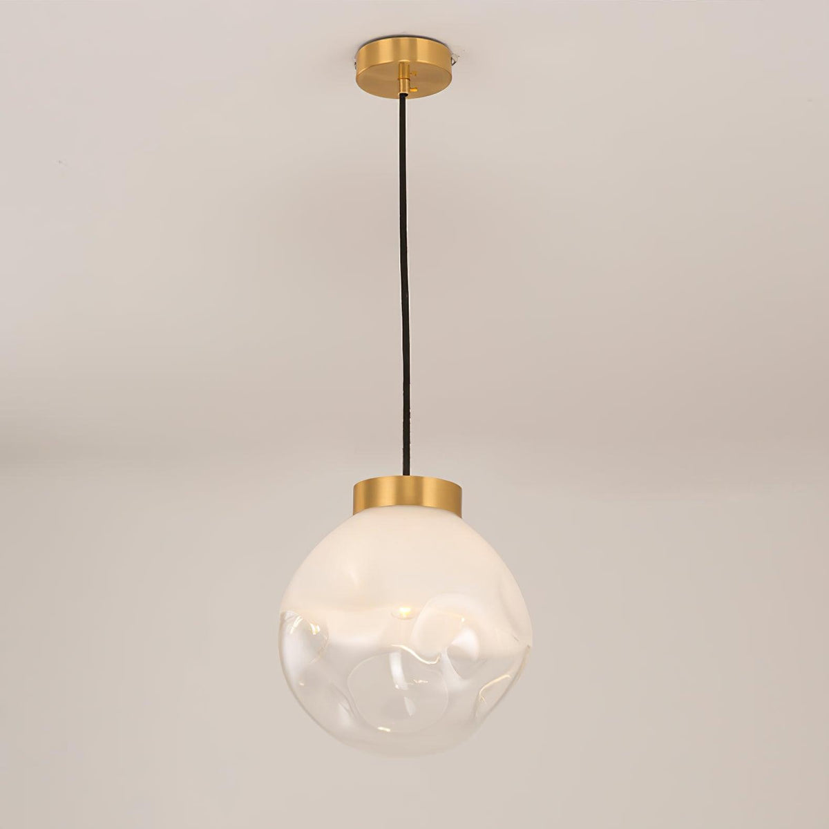 Suspension Étoile en verre et métal – vue 23