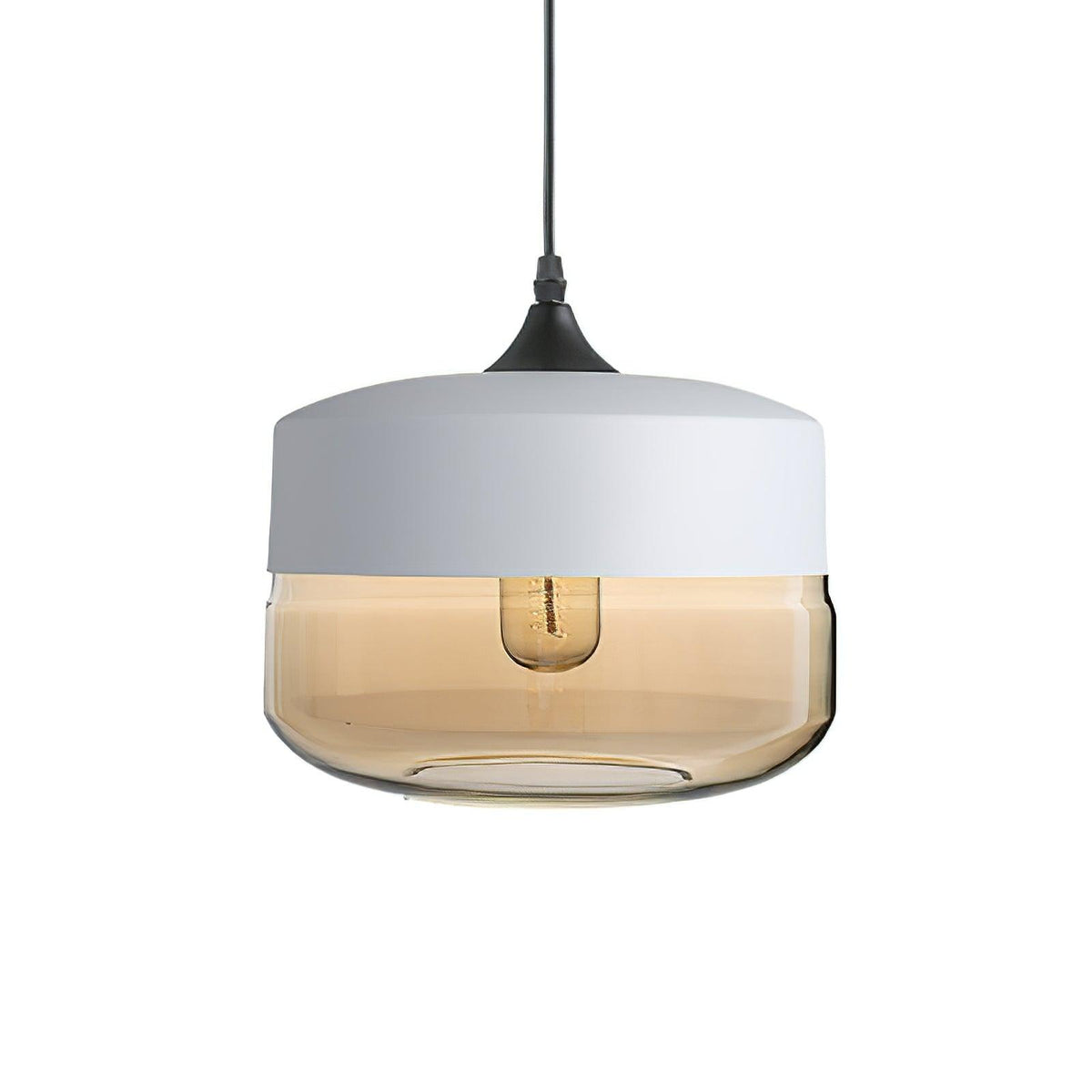 Suspension Térébinthe en verre et métal – vue 33