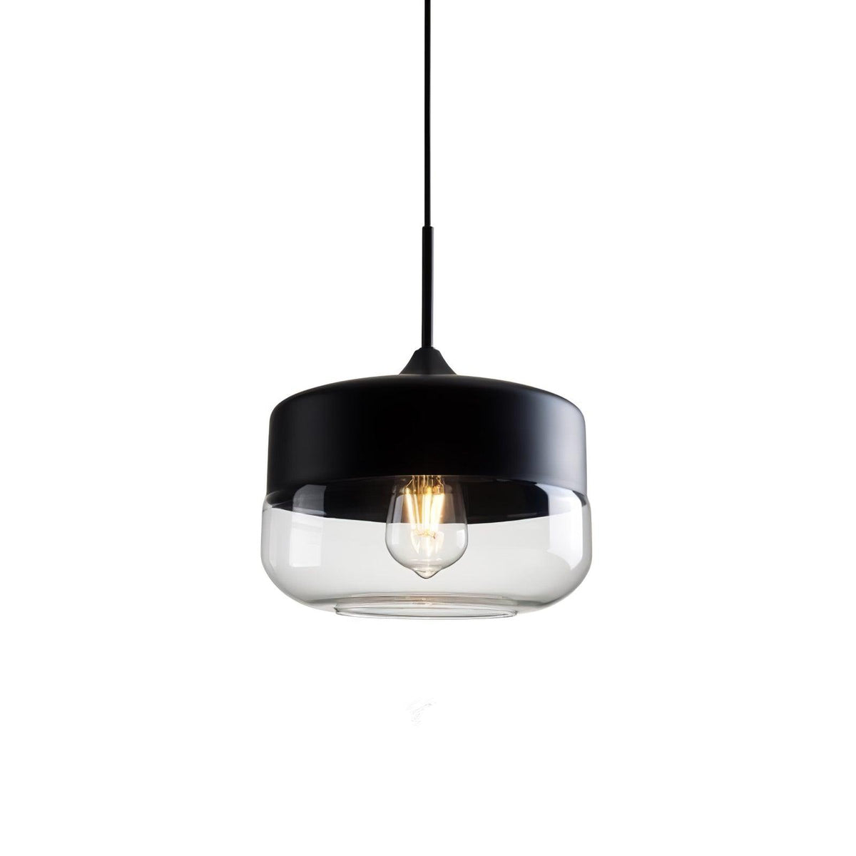 Suspension Térébinthe en verre et métal – vue 17