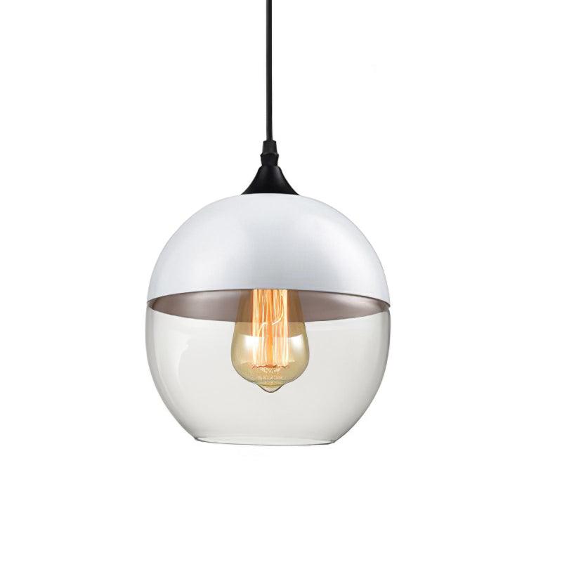 Suspension Térébinthe en verre et métal – vue 29