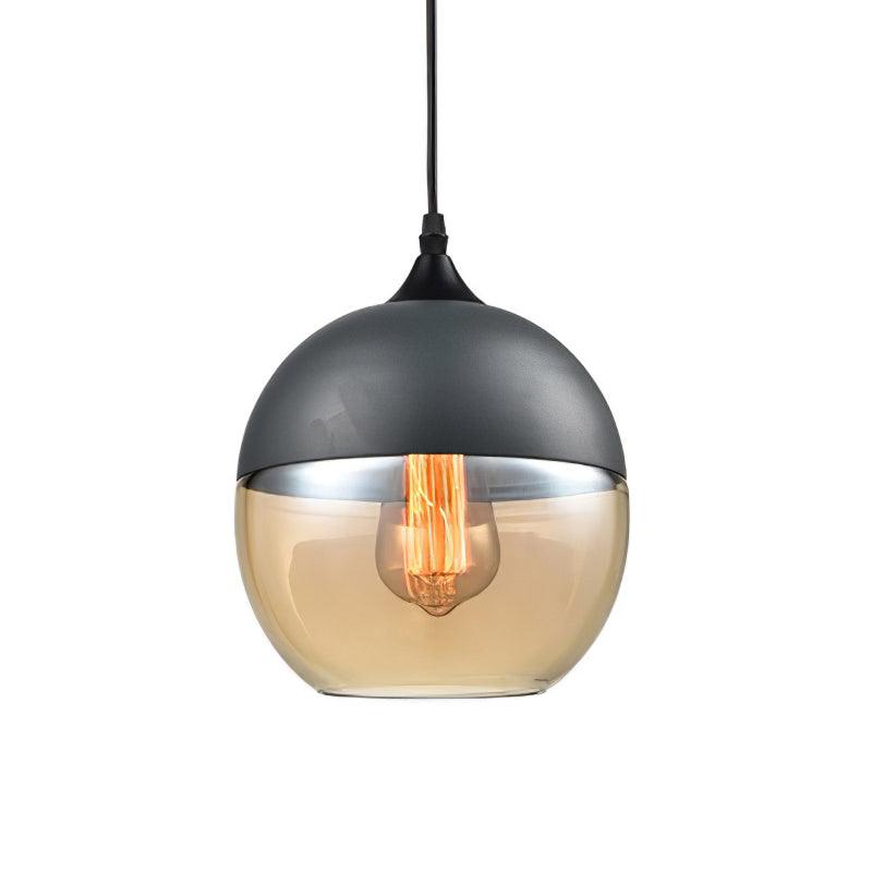 Suspension Térébinthe en verre et métal – vue 20