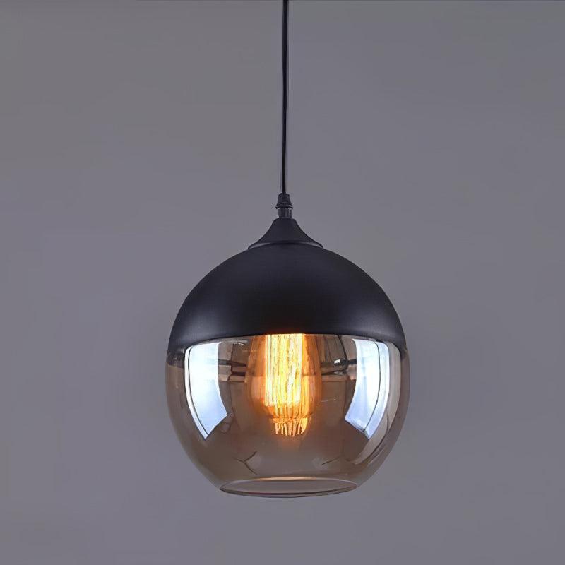 Suspension Térébinthe en verre et métal – vue 3