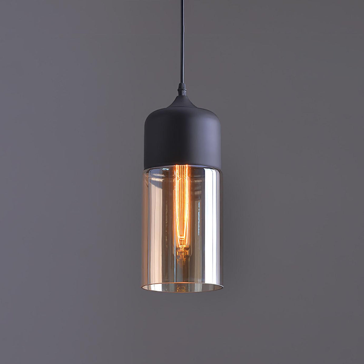 Suspension Térébinthe en verre et métal – vue 7