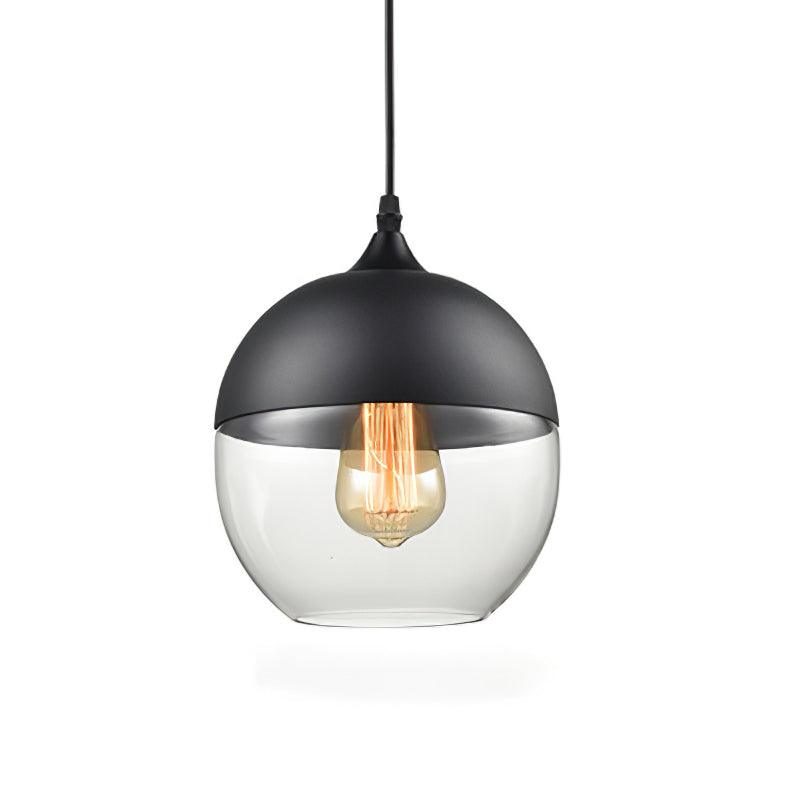 Suspension Térébinthe en verre et métal – vue 9