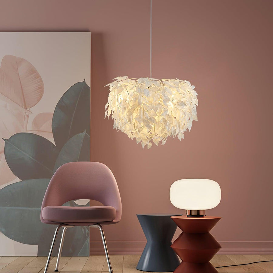 Suspension Adret en tissu et fer – vue 2