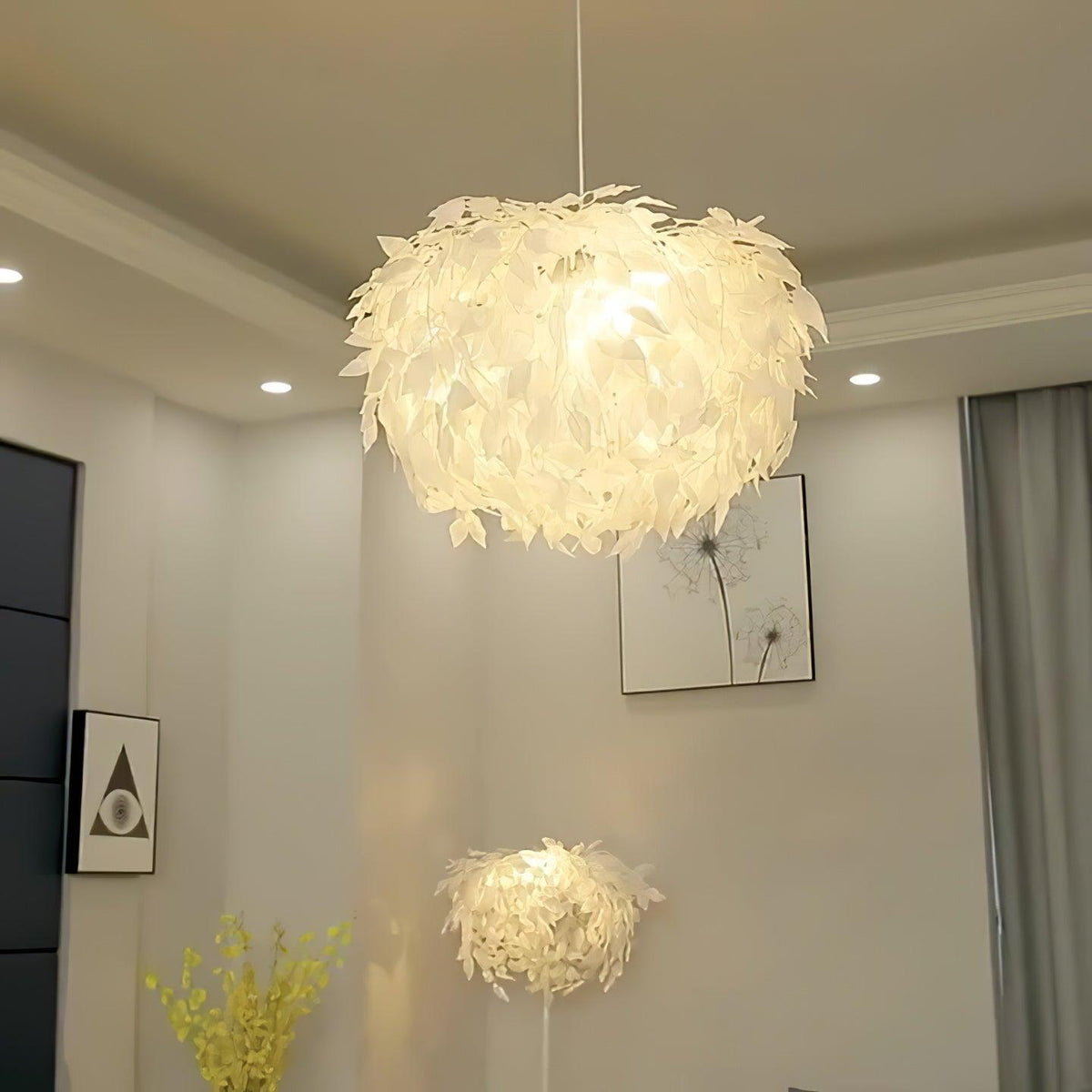 Suspension Adret en tissu et fer – vue 24