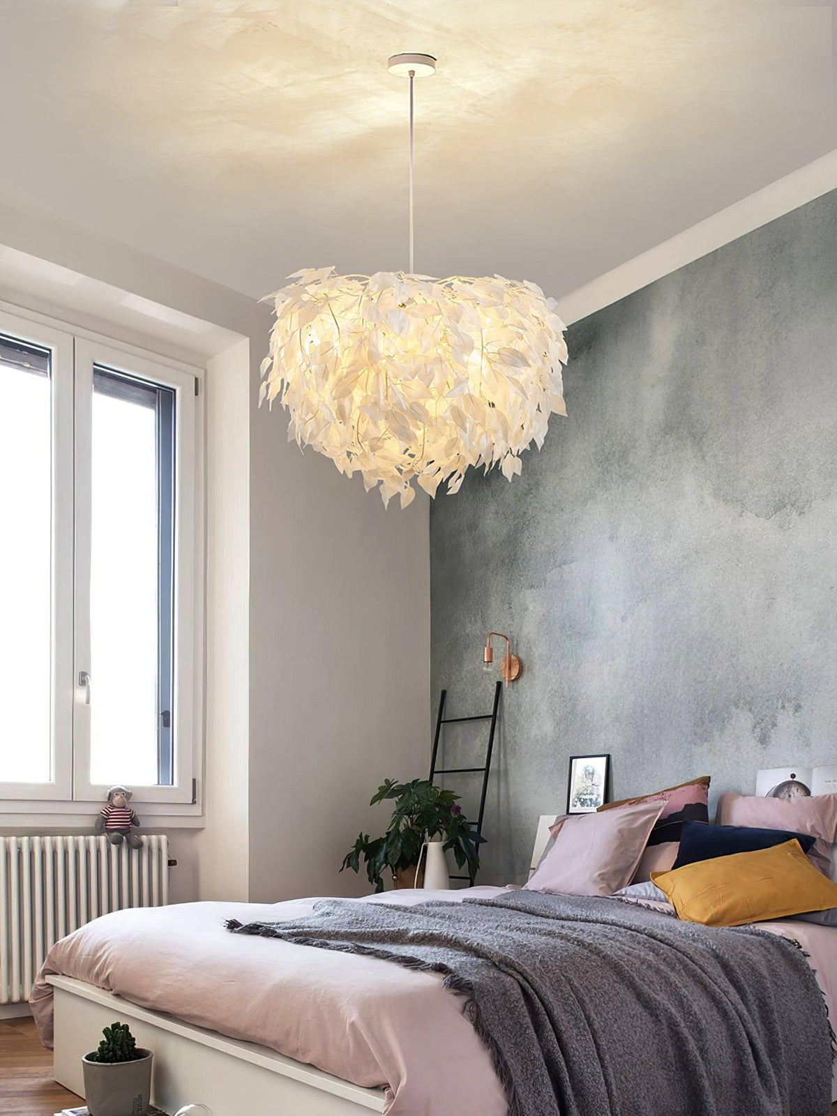 Suspension Adret en tissu et fer – vue 13