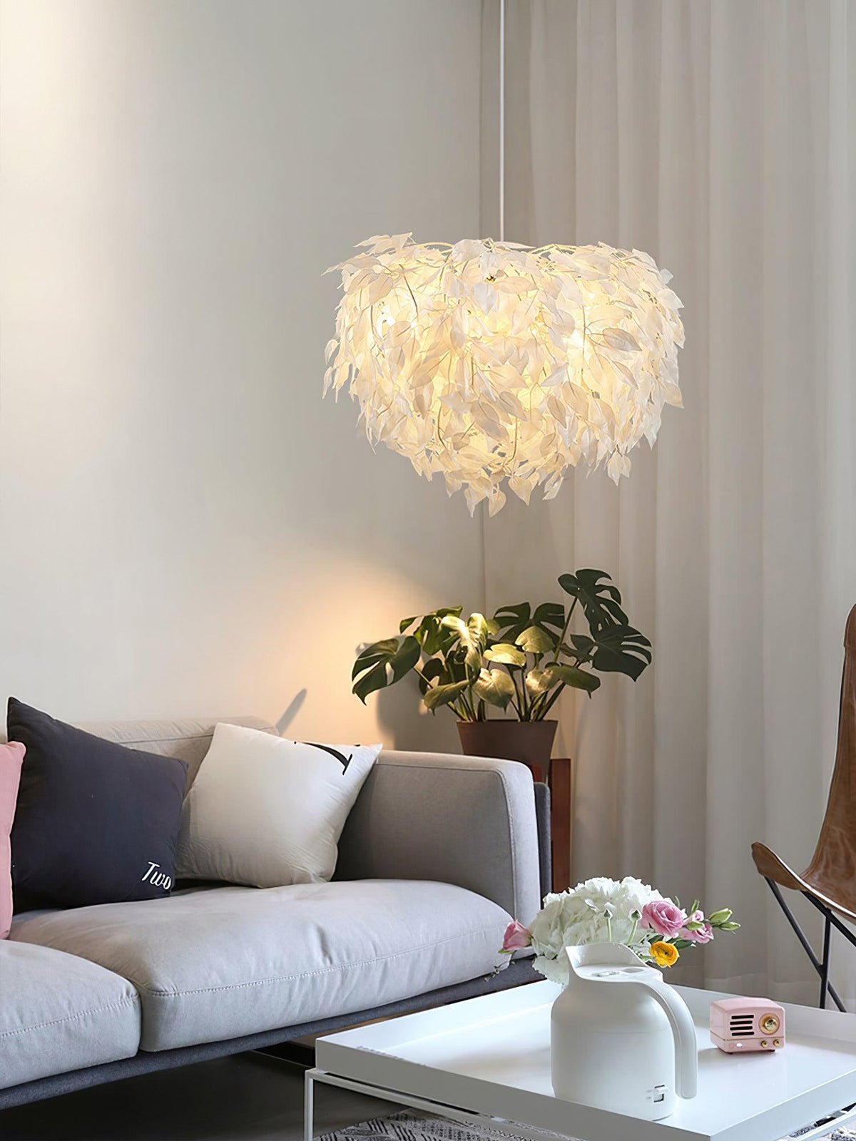Suspension Adret en tissu et fer – vue 15