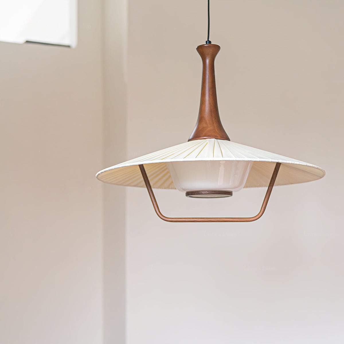 Suspension Sérénade en bois et tissu – vue 17