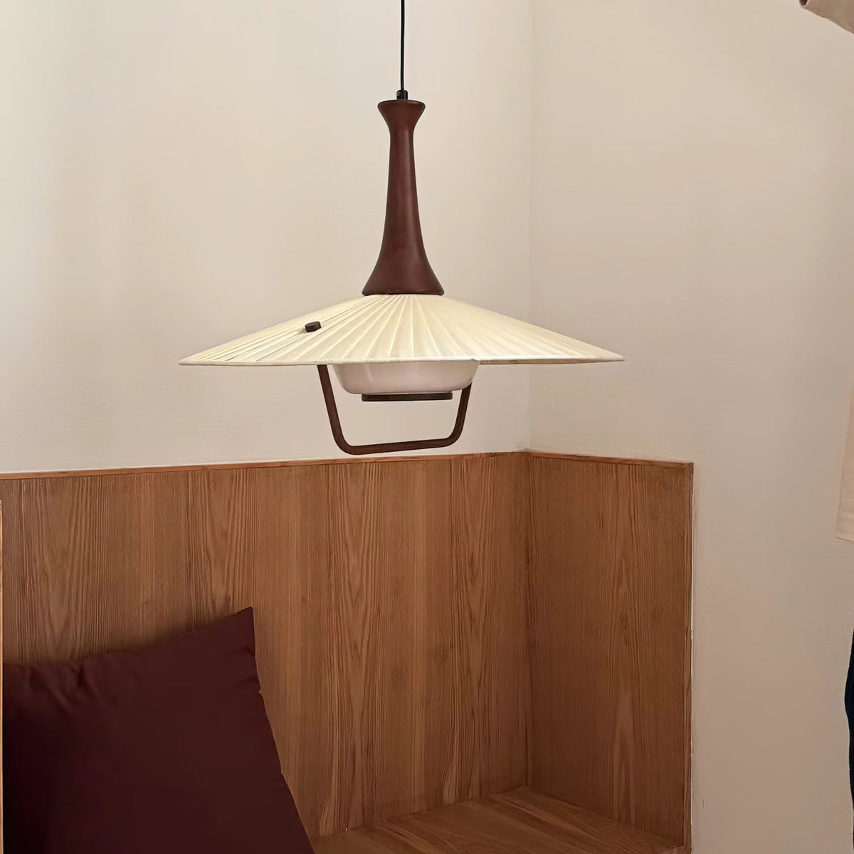 Suspension Sérénade en bois et tissu – vue 8
