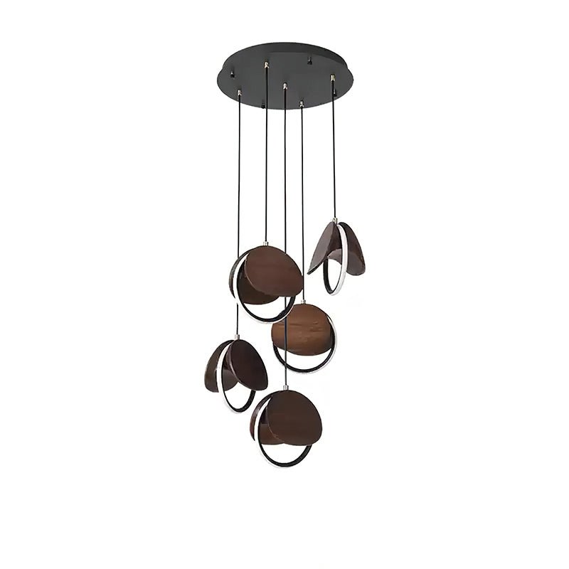 Lustre Ambleteuse en bois et métal – vue 30