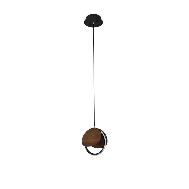 Lustre Ambleteuse en bois et métal – vue 5