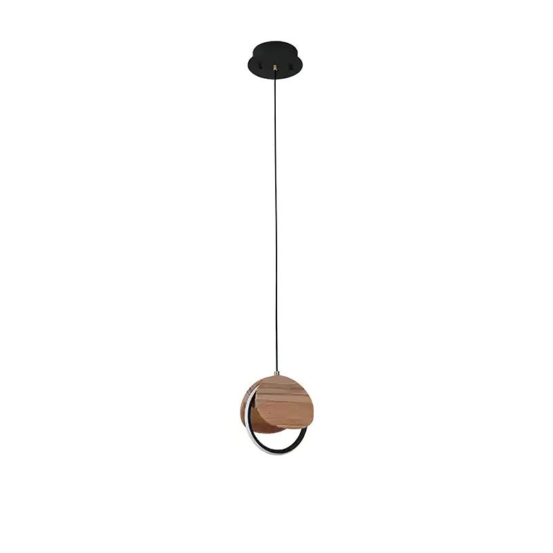 Lustre Ambleteuse en bois et métal – vue 6