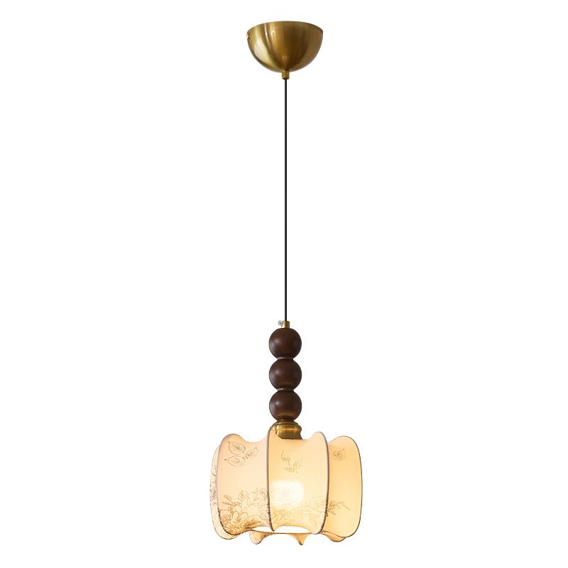 Suspension Cédrat en bois et tissu – vue 35