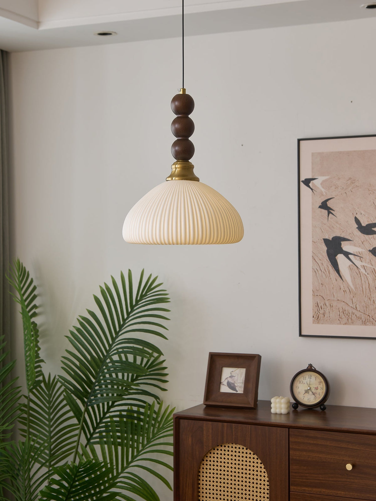 Suspension Cédrat en bois et tissu – vue 50