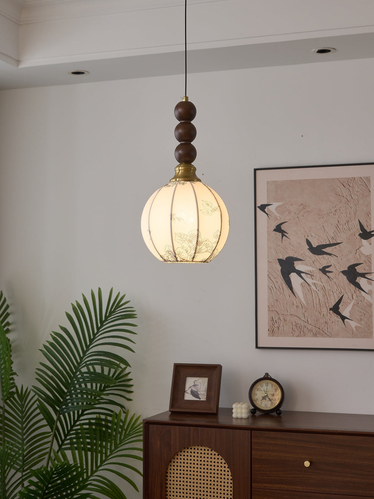 Suspension Cédrat en bois et tissu – vue 14