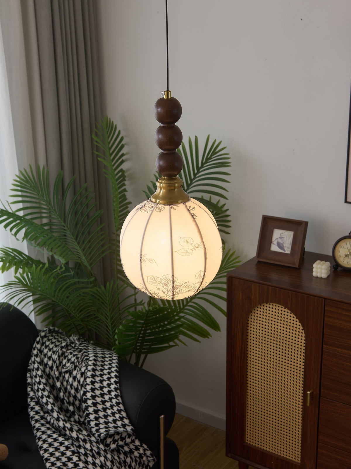 Suspension Cédrat en bois et tissu – vue 15