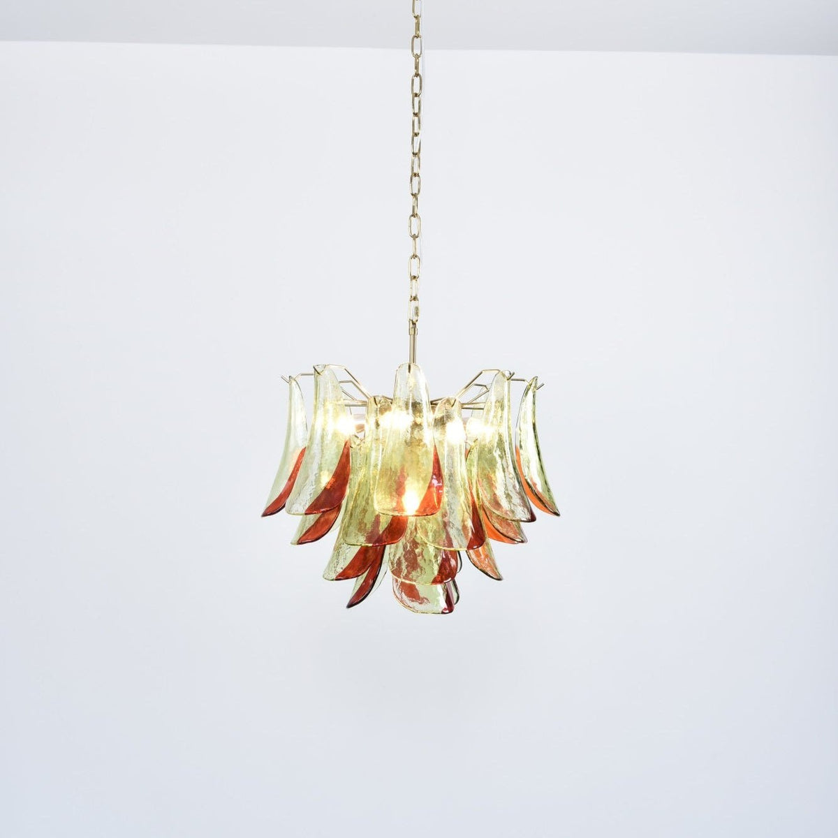 Lustre Falaise en verre et métal – vue 47