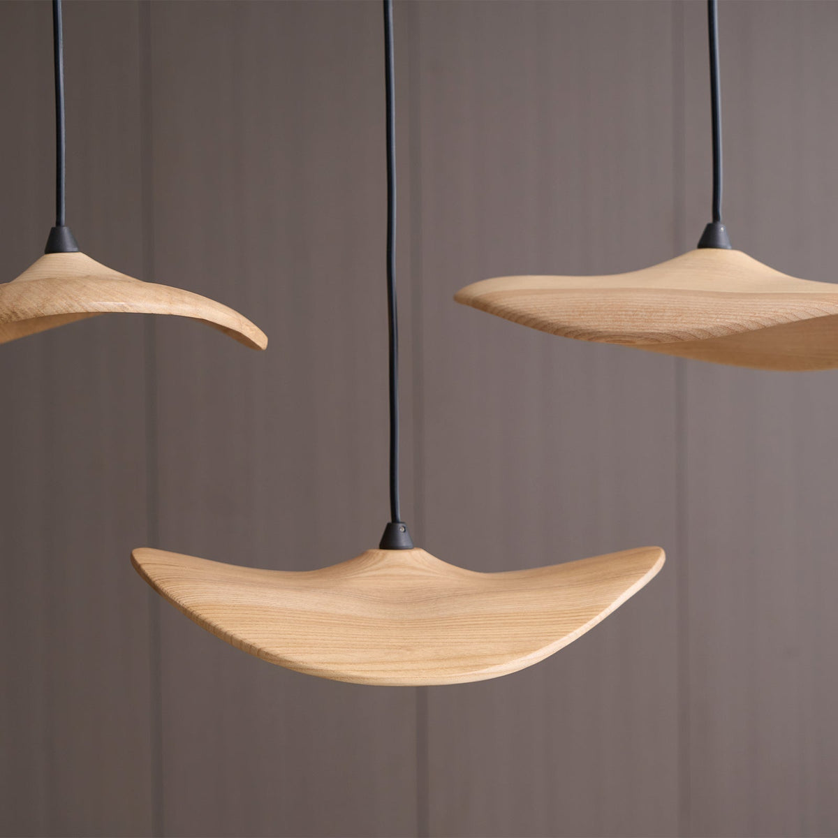 Lustre Saule en bois et métal – vue 44