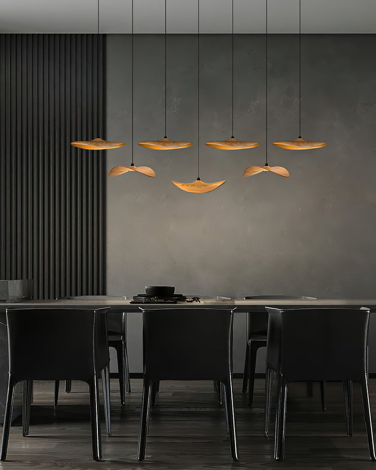 Lustre Saule en bois et métal – vue 67