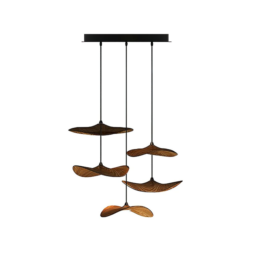 Lustre Saule en bois et métal – vue 68