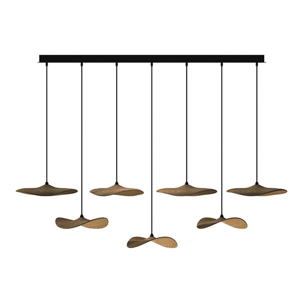 Lustre Saule en bois et métal – vue 24