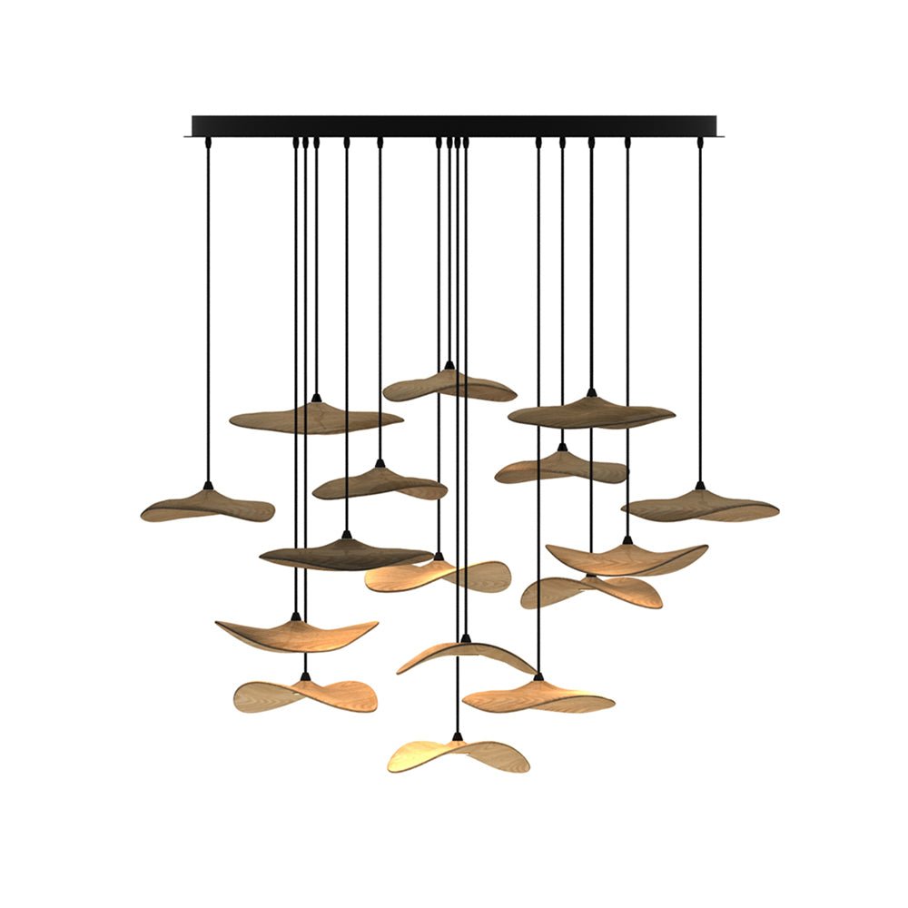 Lustre Saule en bois et métal – vue 79