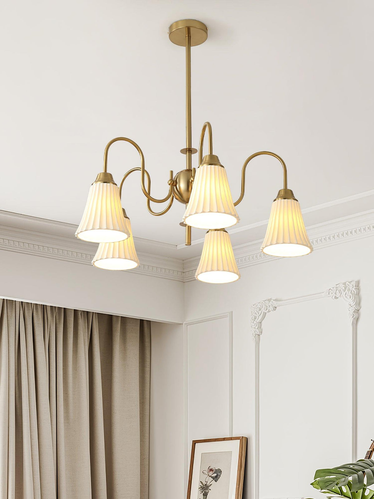 Lustre Griotte en céramique et métal – vue 40