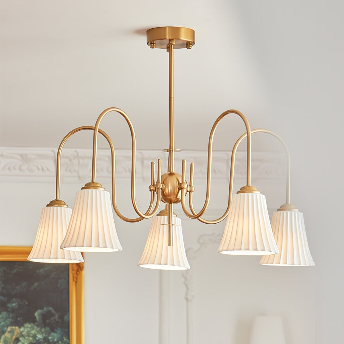 Lustre Griotte en céramique et métal – vue 12