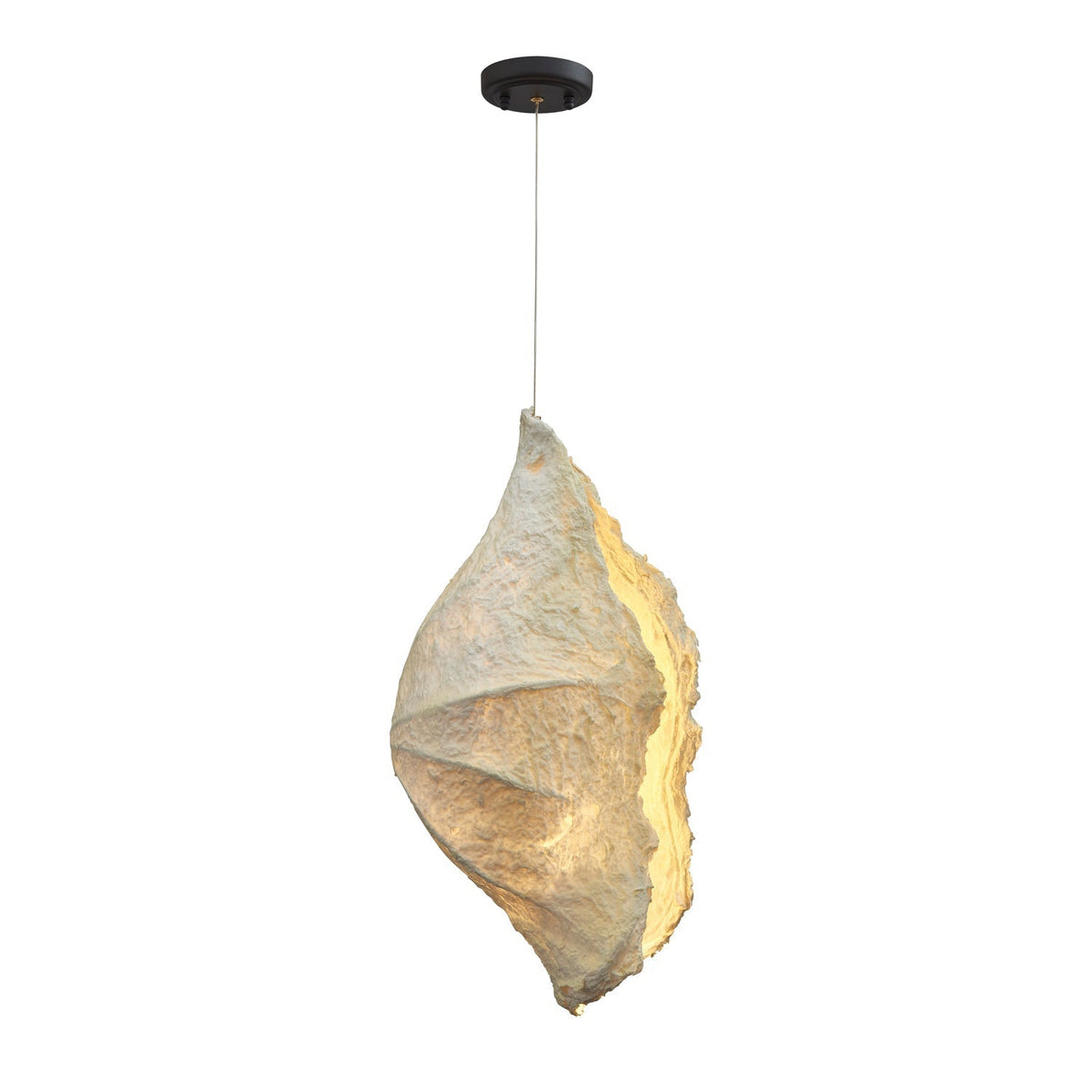 Suspension Gingembre en papier et métal – vue 3