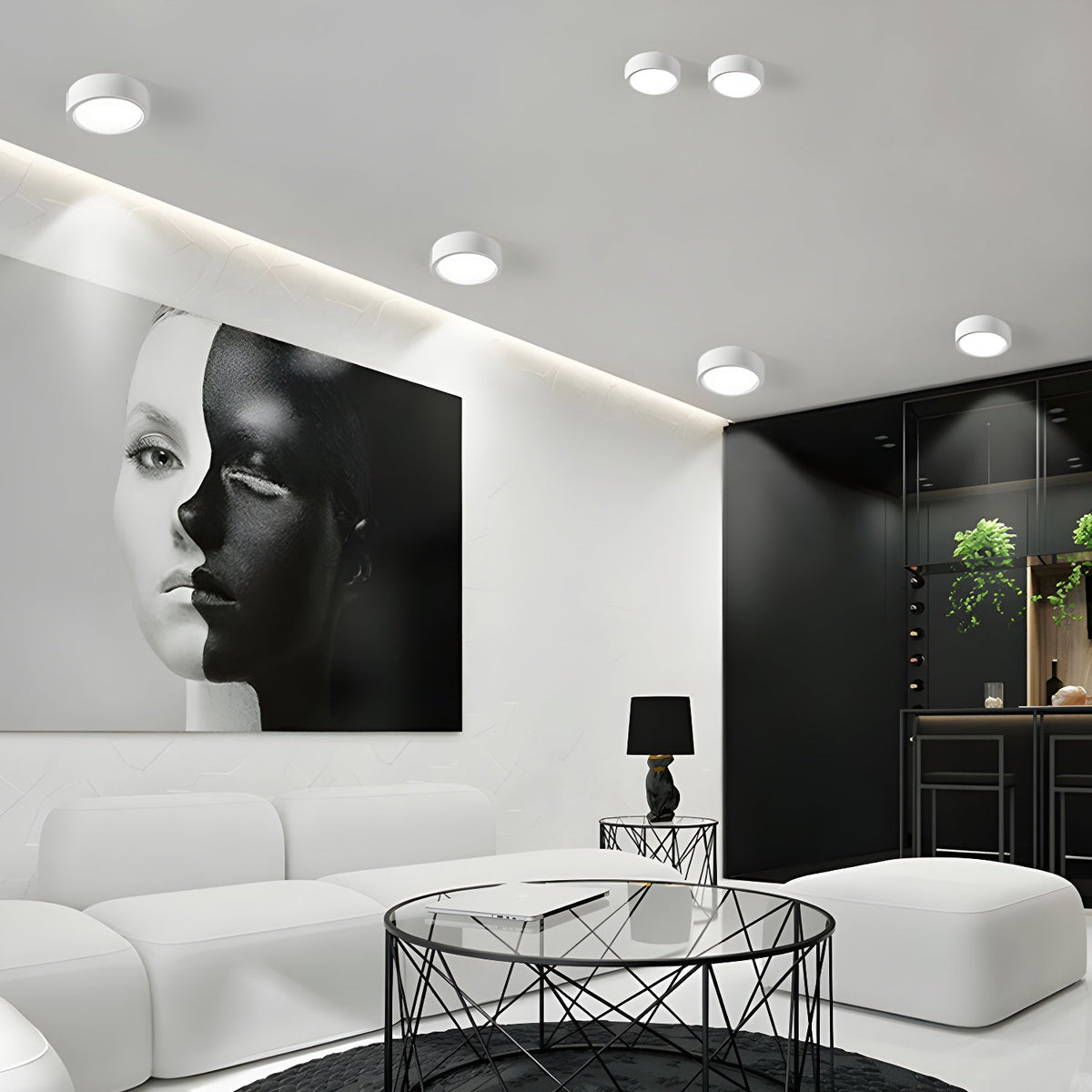 Plafonnier Gabriel en aluminium – vue 5