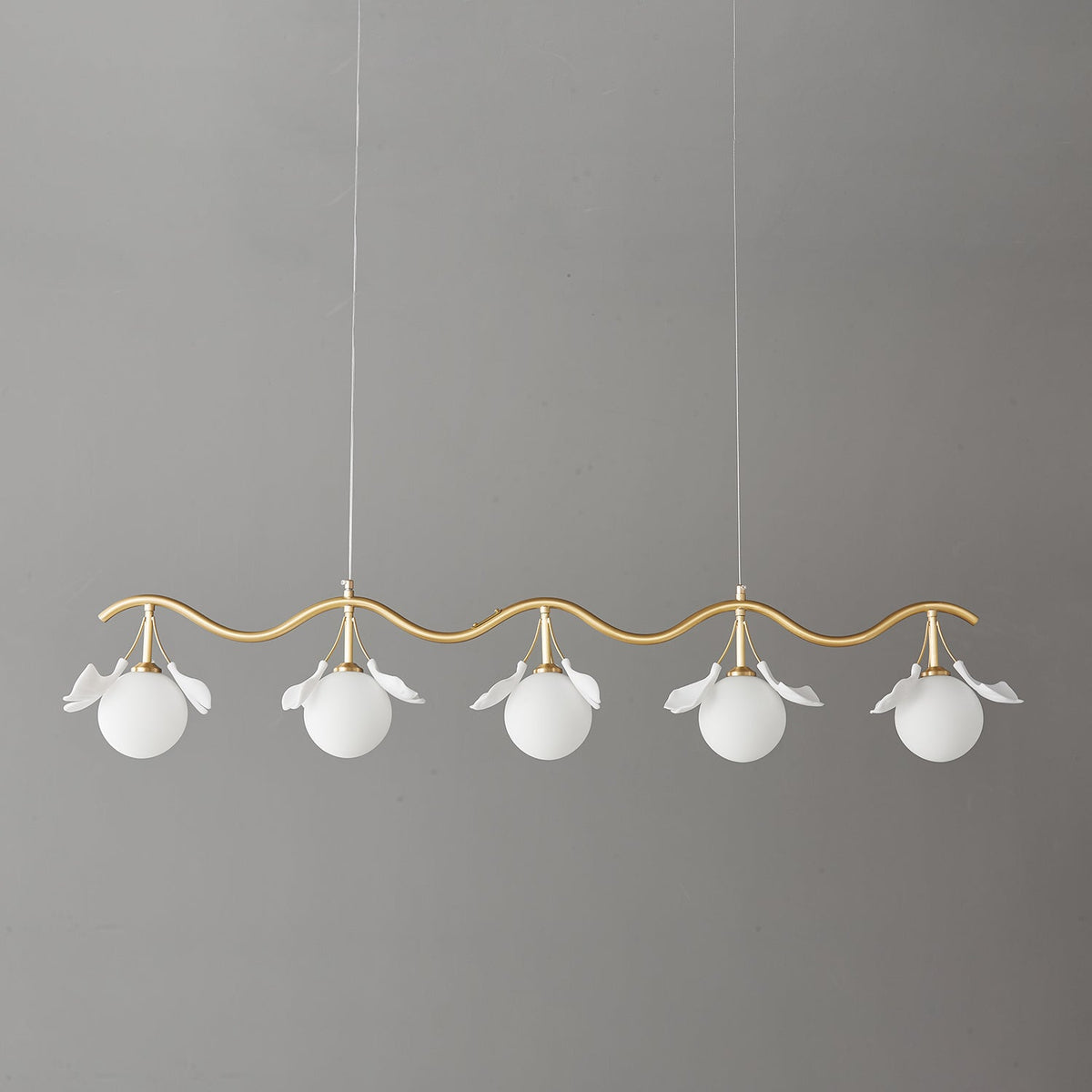 Lustre Lisbonne en céramique et laiton – vue 48