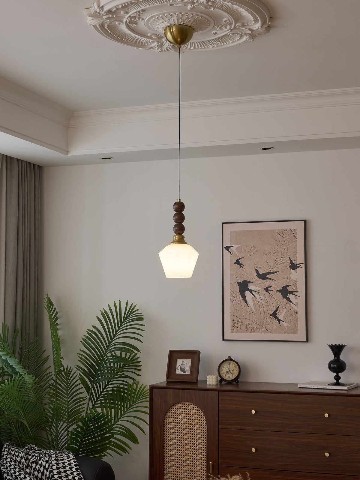 Suspension Piana en verre et bois – vue 41