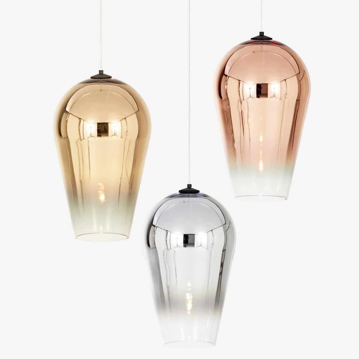 Suspension Cabestan en verre et métal – vue 28