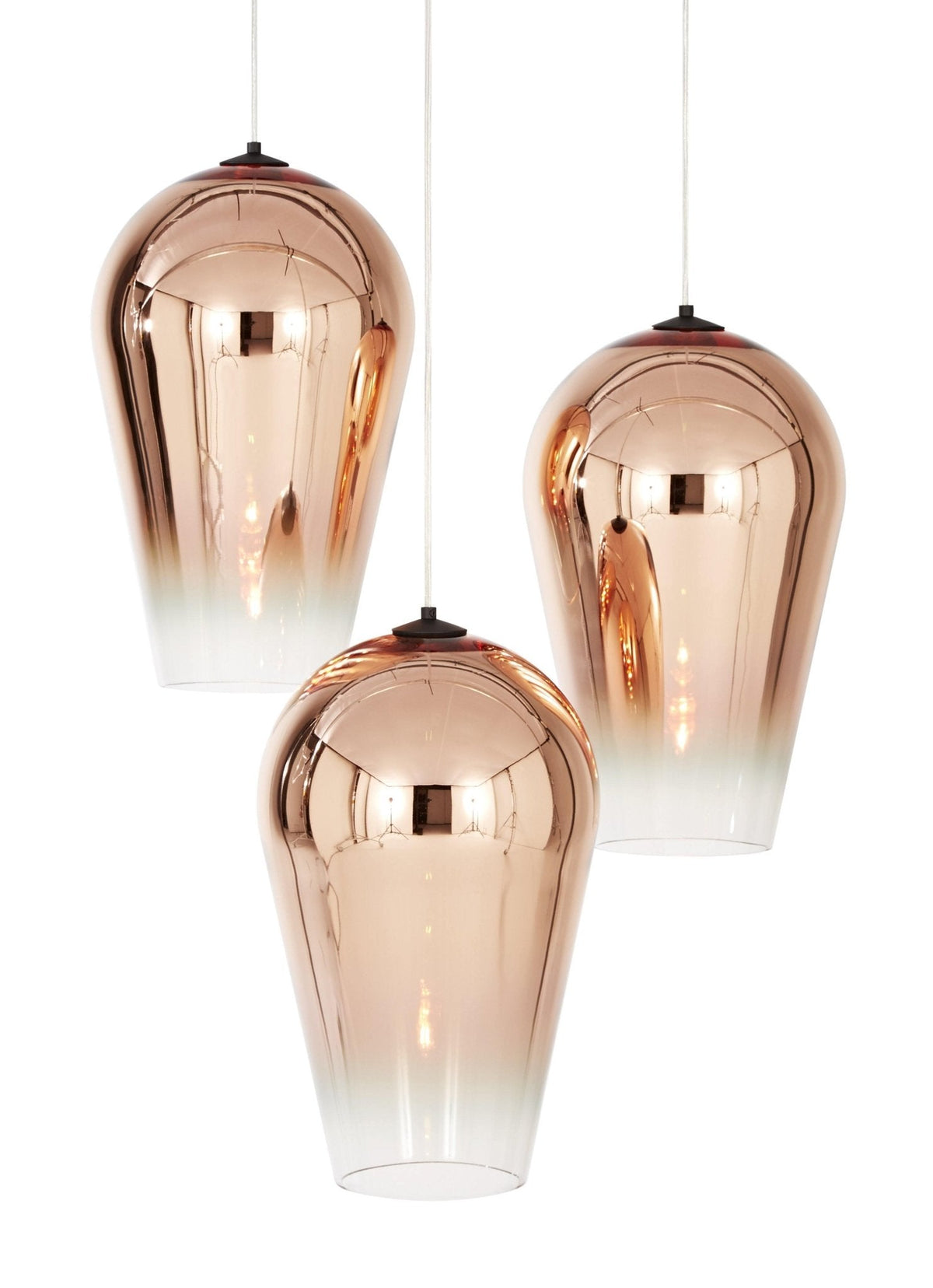 Suspension Cabestan en verre et métal – vue 19