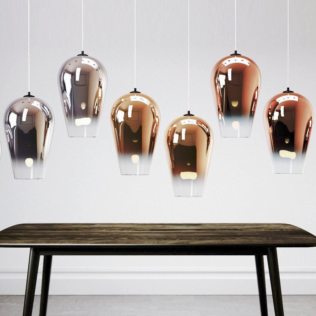 Suspension Cabestan en verre et métal – vue 16