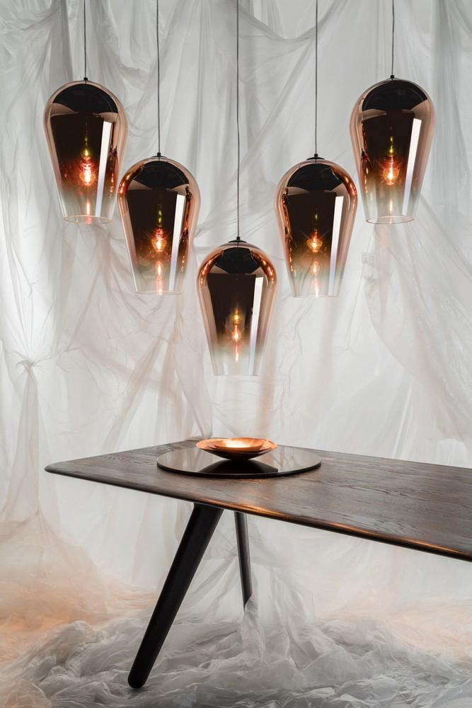 Suspension Cabestan en verre et métal – vue 13