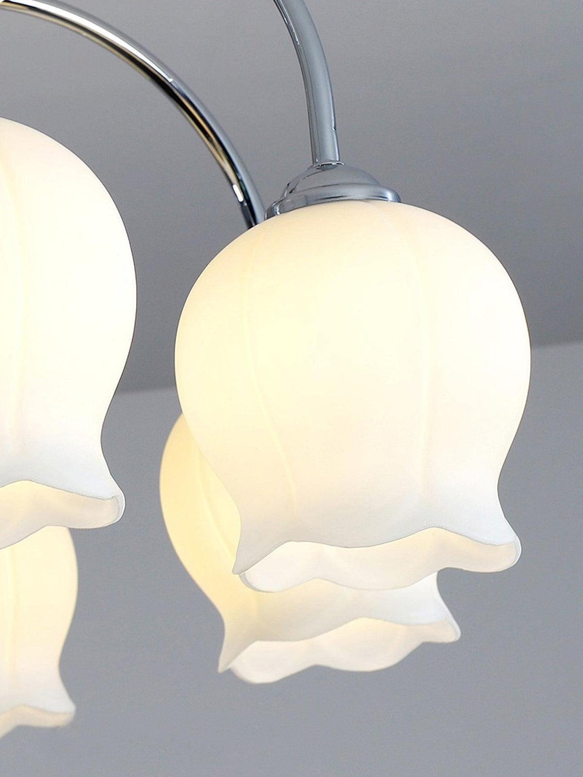 Lustre Bohème en verre et métal – vue 11