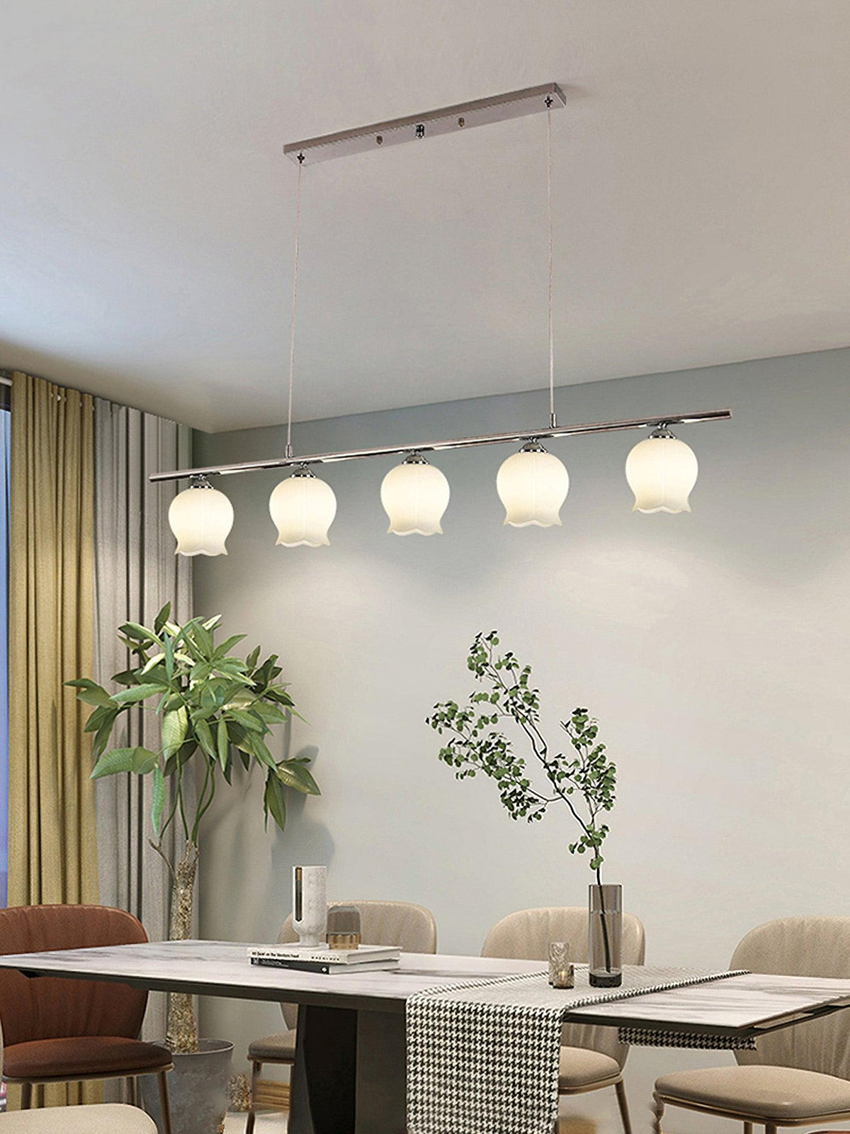 Suspension Baléares en verre et métal – vue 11
