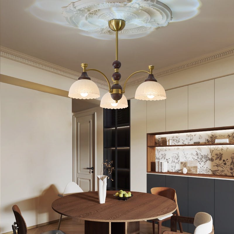 Lustre Corsaire en bois et verre – vue 9