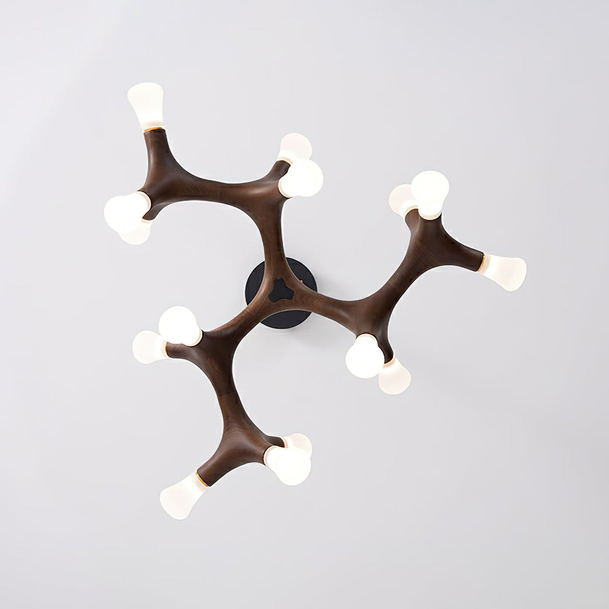 Lustre Sultane en bois et métal – vue 40