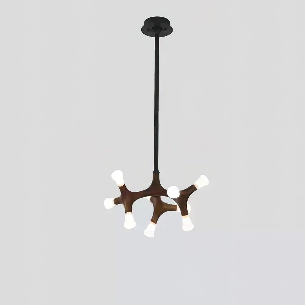 Lustre Sultane en bois et métal – vue 42