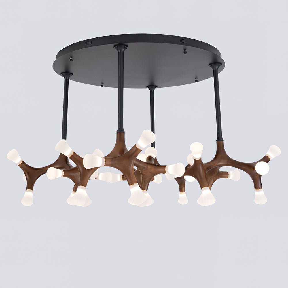 Lustre Sultane en bois et métal – vue 34