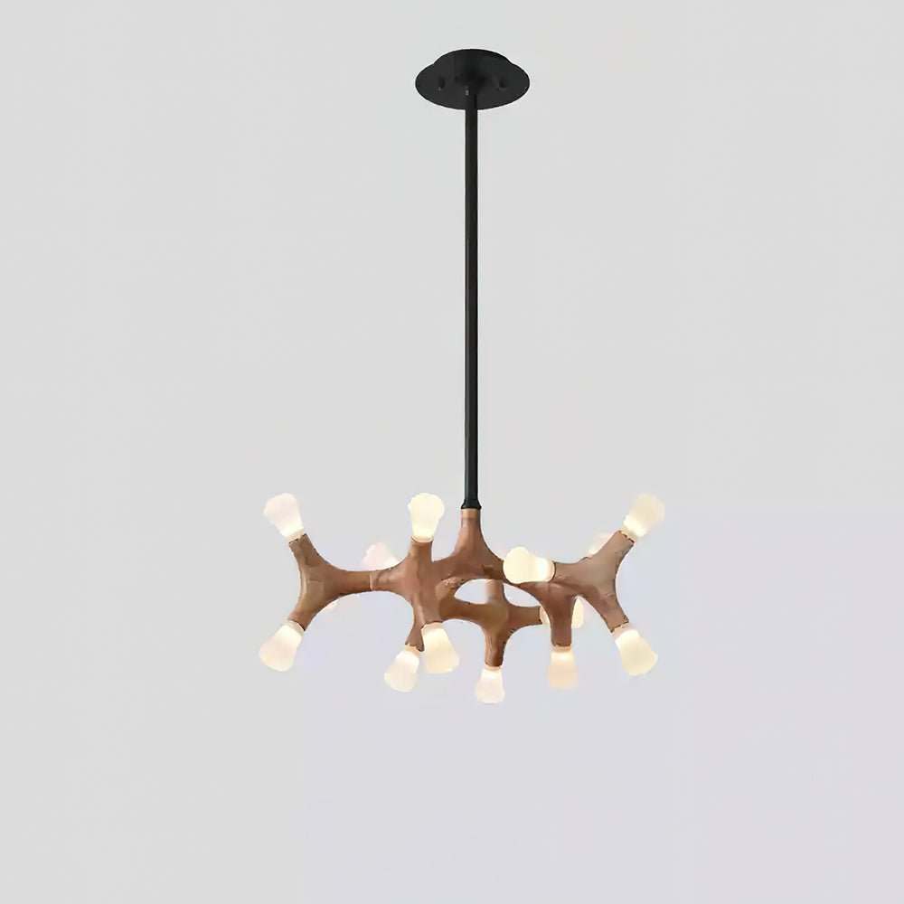 Lustre Sultane en bois et métal – vue 44