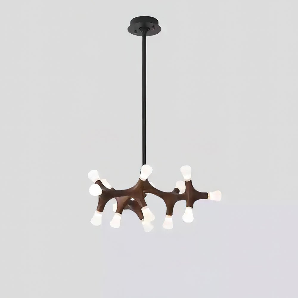 Lustre Sultane en bois et métal – vue 46