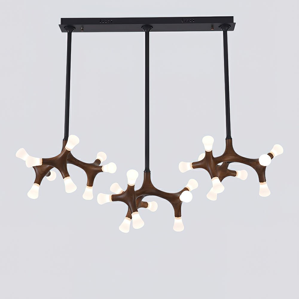 Lustre Sultane en bois et métal – vue 47