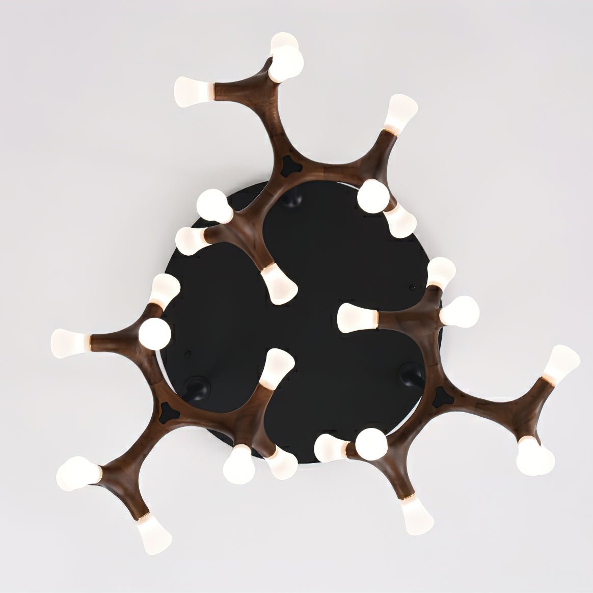 Lustre Sultane en bois et métal – vue 28